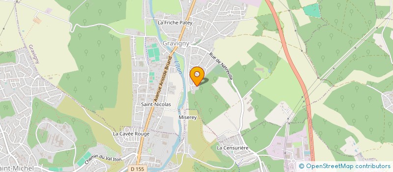 localisation de l'entreprise MADAME BLANDINE MESSEIN à GRAVIGNY