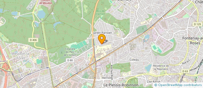 localisation de l'entreprise MADAME BLANDINE MIGNON à CLAMART