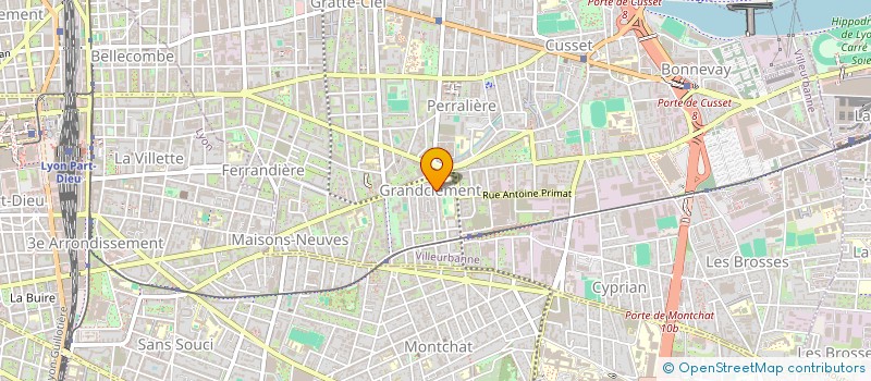 localisation de l'entreprise MADAME BLANDINE MINGRET à VILLEURBANNE