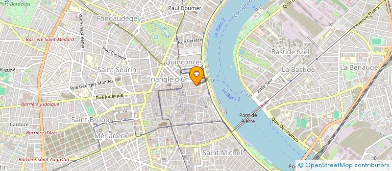 localisation de l'entreprise MADAME BLANDINE MISCHLER  BORDEAUX