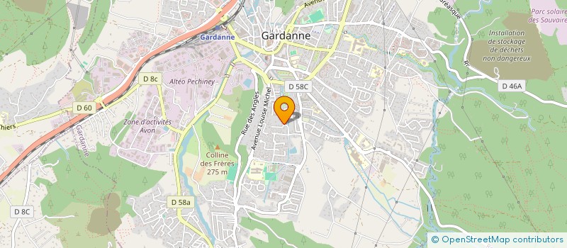 localisation de l'entreprise MADAME BLANDINE MONTAGNE à GARDANNE