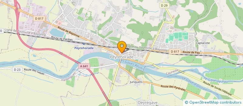 localisation de l'entreprise MADAME BLANDINE MONTEIRO à PEYREHORADE