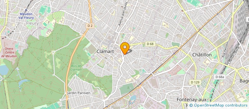 localisation de l'entreprise MADAME BLANDINE NDIO-NIANIA  CLAMART