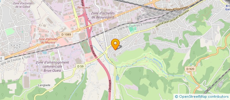 localisation de l'entreprise MADAME BLANDINE NOURI à BRIVE-LA-GAILLARDE
