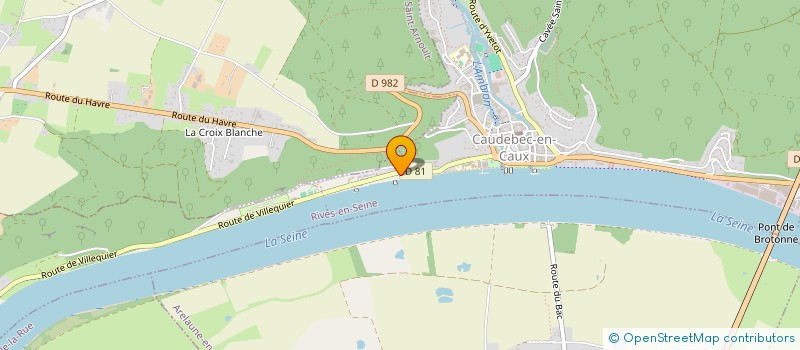 localisation de l'entreprise MADAME BLANDINE OLIVIER  RIVES-EN-SEINE