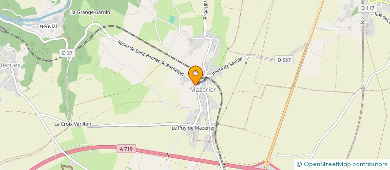 localisation de l'entreprise MADAME BLANDINE PARLANGE  MAZERIER