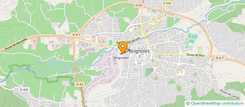 localisation de l'entreprise MADAME BLANDINE PAUL à BRIGNOLES