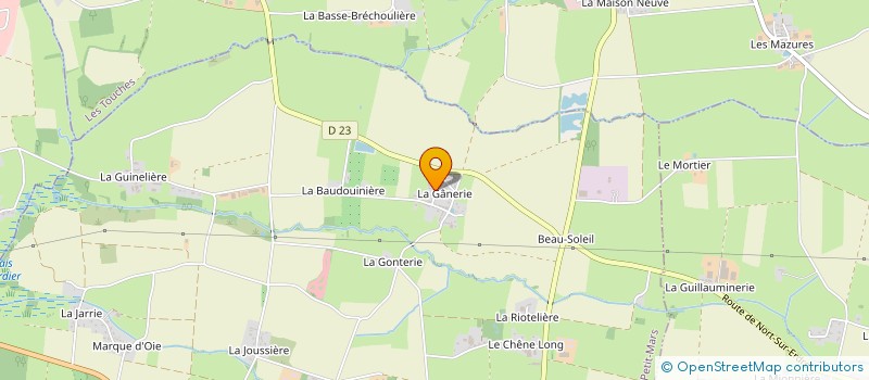 localisation de l'entreprise MADAME BLANDINE PELE  PETIT-MARS