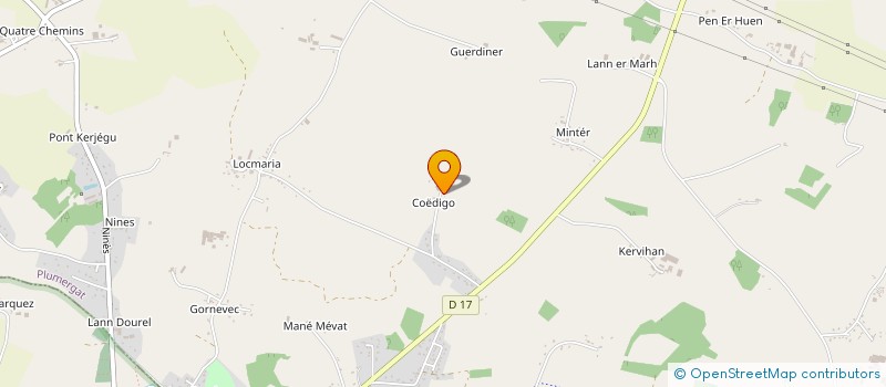 localisation de l'entreprise MADAME BLANDINE PERES  PLUMERGAT