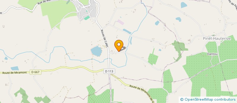 localisation de l'entreprise MADAME BLANDINE PETIT  MONCLAR