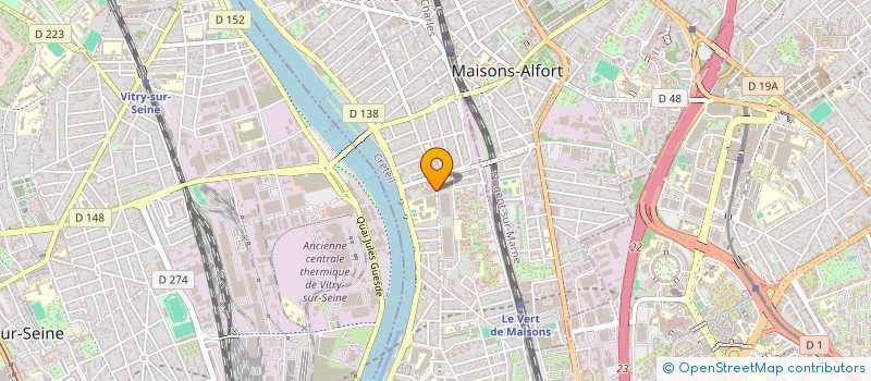 localisation de l'entreprise MADAME BLANDINE PEUDEVIN à VITRY-SUR-SEINE