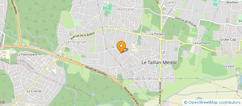 localisation de l'entreprise MADAME BLANDINE PHILIBERT à LE TAILLAN-MEDOC