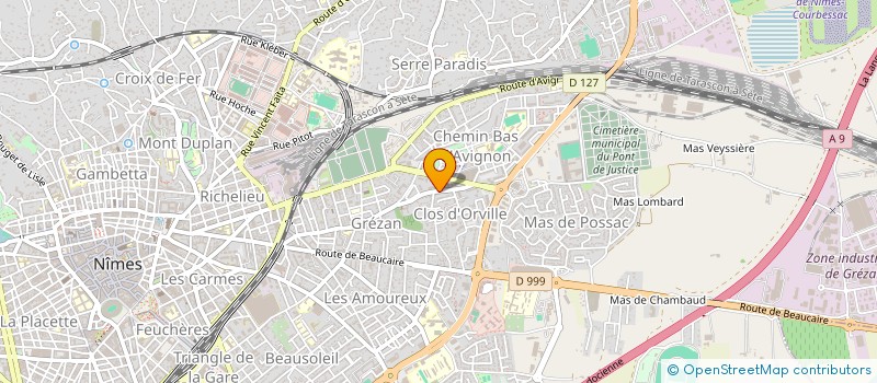 localisation de l'entreprise MADAME BLANDINE PINATELLE  NIMES