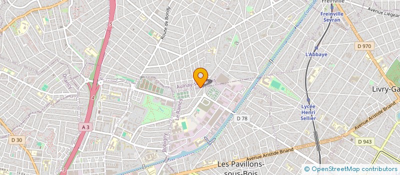 localisation de l'entreprise MADAME BLANDINE PINEAU à AULNAY-SOUS-BOIS
