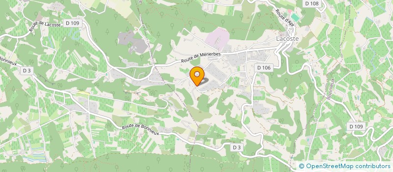 localisation de l'entreprise MADAME BLANDINE PORTA  BONNIEUX