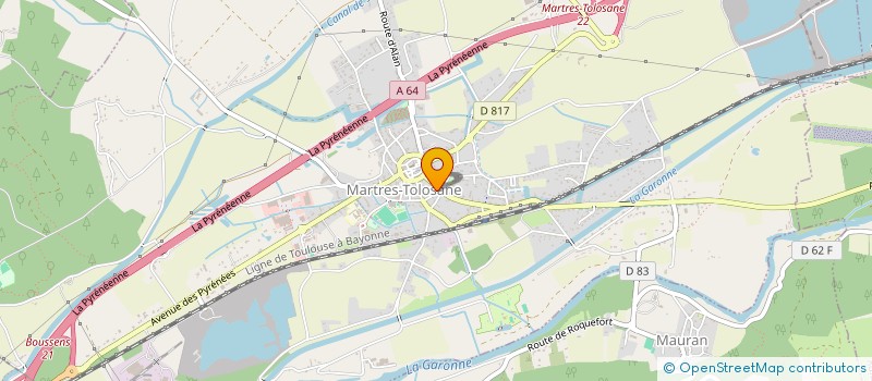 localisation de l'entreprise MADAME BLANDINE PORTET  MARTRES-TOLOSANE