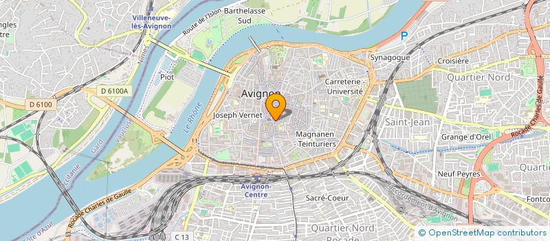 localisation de l'entreprise MADAME BLANDINE POURE  AVIGNON