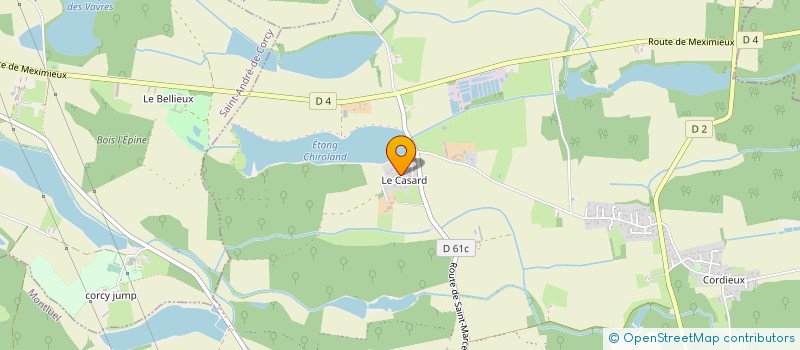 localisation de l'entreprise MADAME BLANDINE RASPER  MONTLUEL