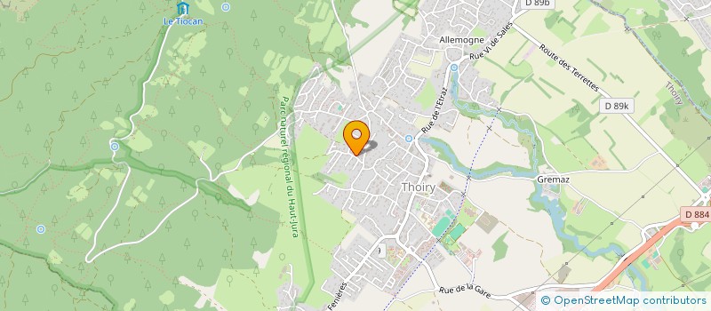 localisation de l'entreprise MADAME BLANDINE REDERSTORFF  THOIRY