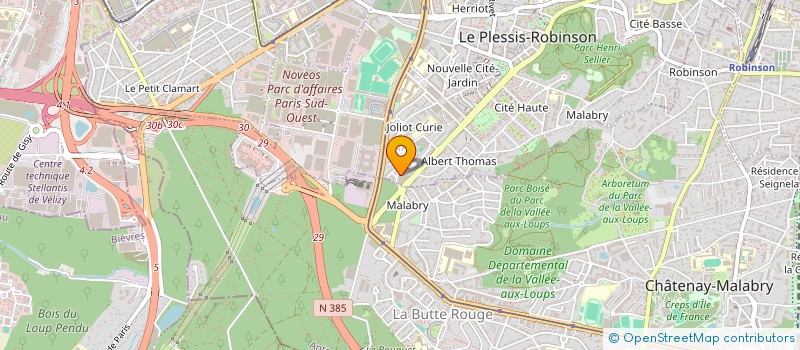 localisation de l'entreprise MADAME BLANDINE RESTEGHINI à LE PLESSIS-ROBINSON