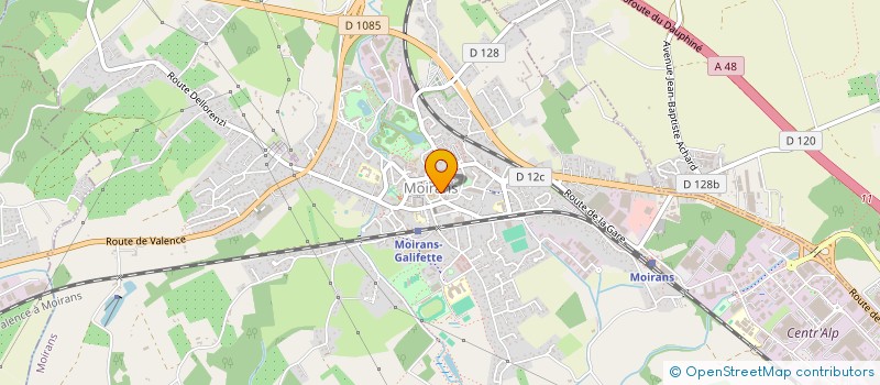 localisation de l'entreprise MADAME BLANDINE REYNAUD  MOIRANS