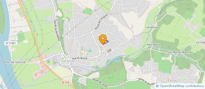 localisation de l'entreprise MADAME BLANDINE RIBAULT  LATRESNE