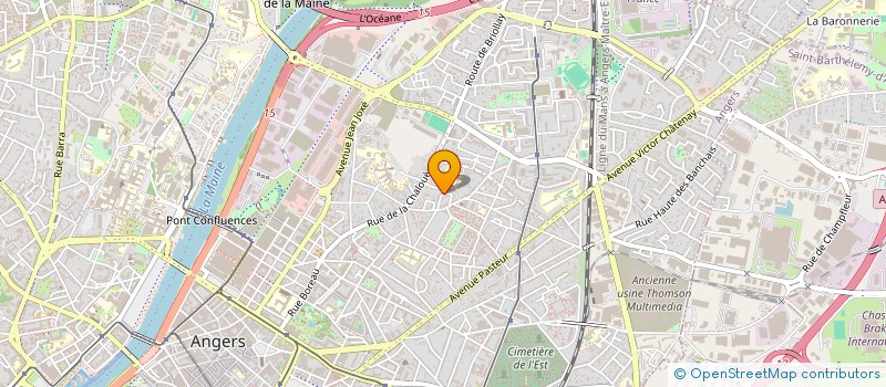 localisation de l'entreprise MADAME BLANDINE ROCHE  ANGERS