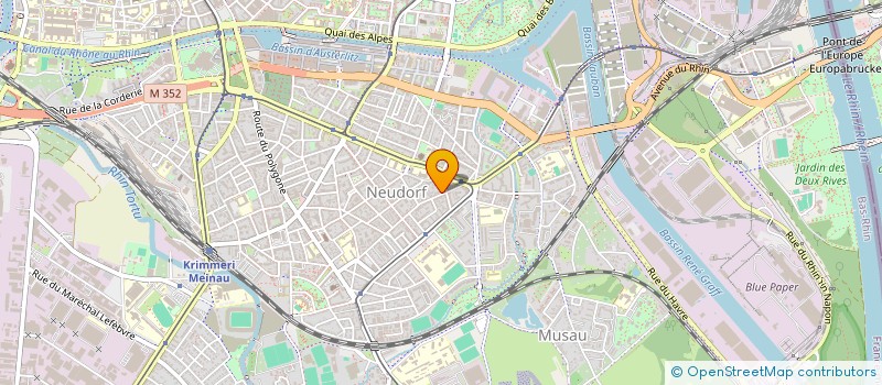 localisation de l'entreprise MADAME BLANDINE RODRIGUEZ à STRASBOURG