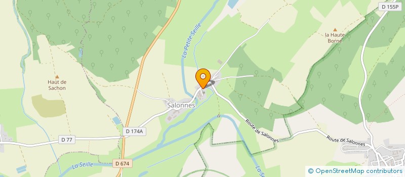 localisation de l'entreprise MADAME BLANDINE ROSIN  HAMPONT