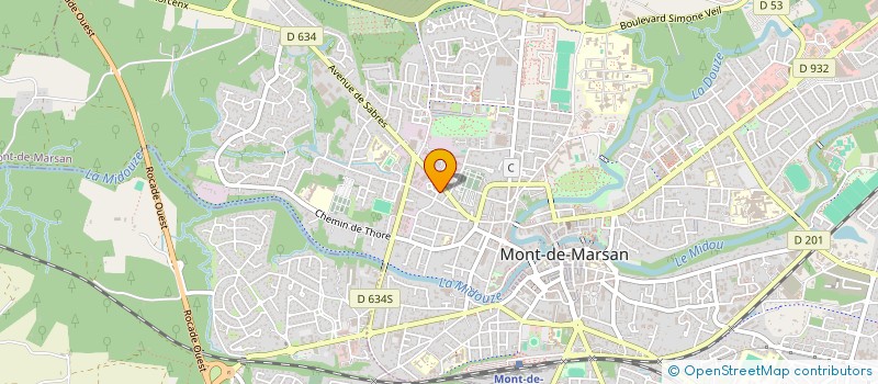 localisation de l'entreprise MADAME BLANDINE ROSSI-BOUCHET à MONT-DE-MARSAN