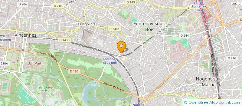 localisation de l'entreprise MADAME BLANDINE ROUSSEAU à FONTENAY SOUS BOIS
