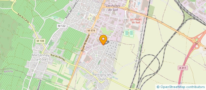 localisation de l'entreprise MADAME BLANDINE ROUSSELET  PERRIGNY-LES-DIJON