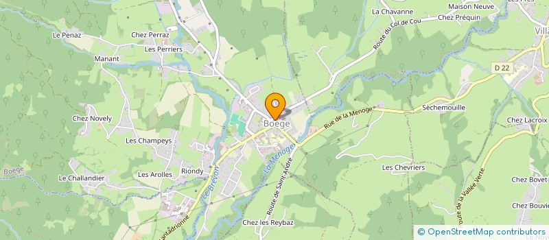 localisation de l'entreprise MADAME BLANDINE ROZIER  BOEGE