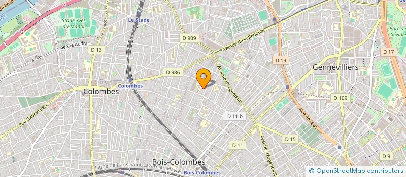 localisation de l'entreprise MADAME BLANDINE SANCHO à BOIS-COLOMBES