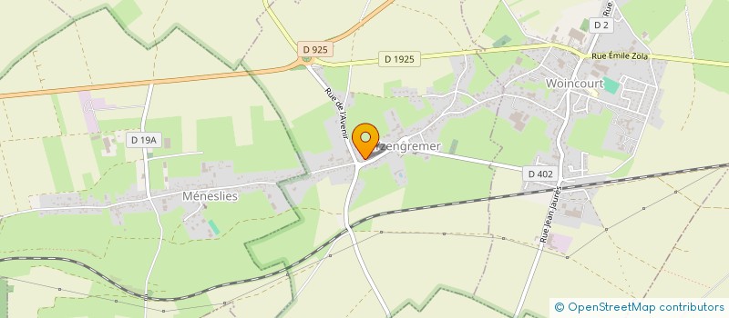 localisation de l'entreprise MADAME BLANDINE SANNIER  YZENGREMER