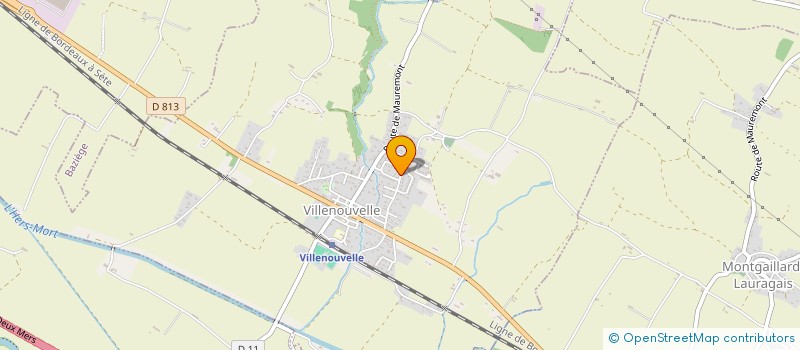 localisation de l'entreprise MADAME BLANDINE SCELLIER  VILLENOUVELLE