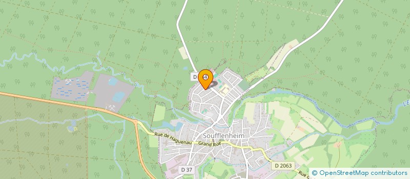 localisation de l'entreprise MADAME BLANDINE SCHALLER  SOUFFLENHEIM