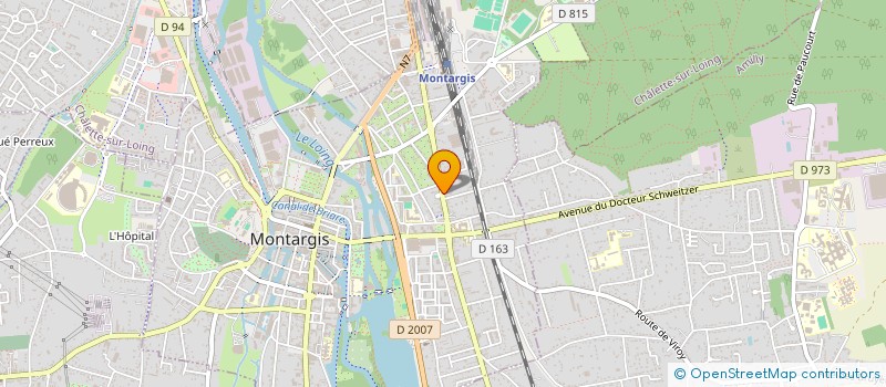 localisation de l'entreprise MADAME BLANDINE SCHWOEHRER à MONTARGIS