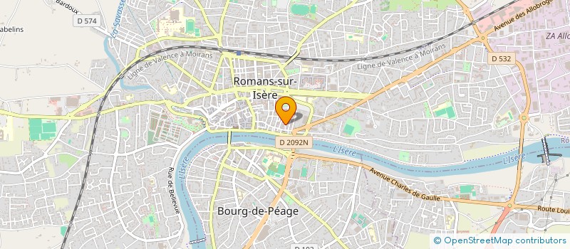 localisation de l'entreprise MADAME BLANDINE SCOMMEGNA  ROMANS-SUR-ISERE