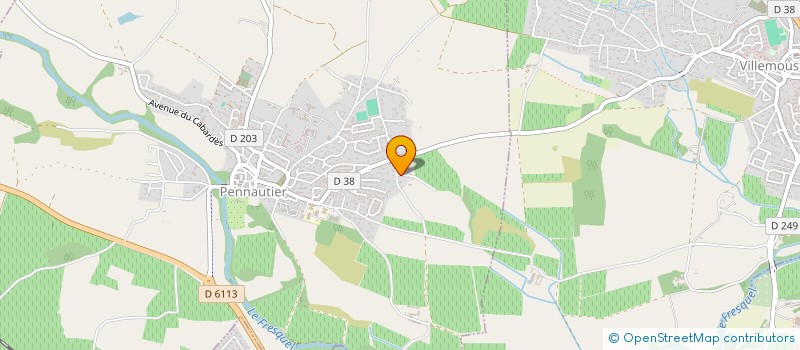 localisation de l'entreprise MADAME BLANDINE SICRE  PENNAUTIER