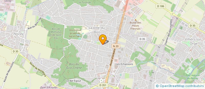 localisation de l'entreprise MADAME BLANDINE SIGWALD à LA VILLE-DU-BOIS