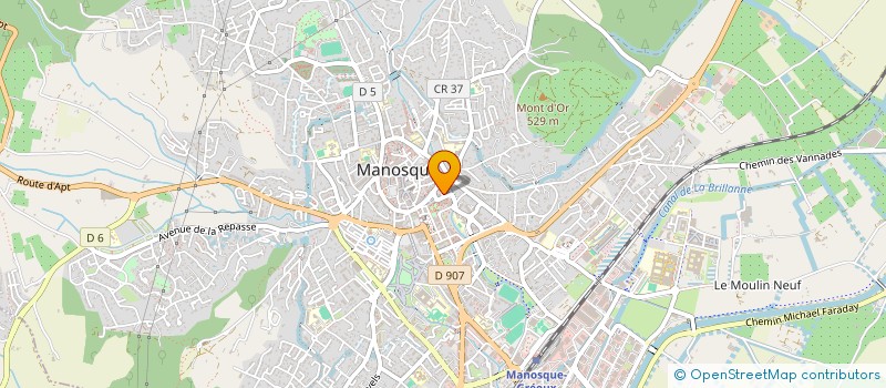 localisation de l'entreprise MADAME BLANDINE SIMONNET à MANOSQUE