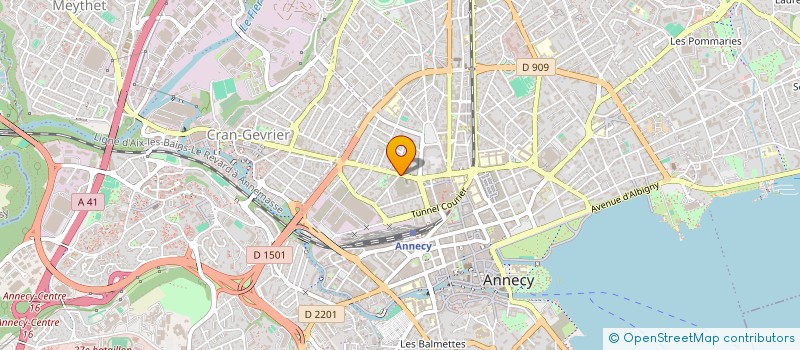 localisation de l'entreprise MADAME BLANDINE SIROT à ANNECY