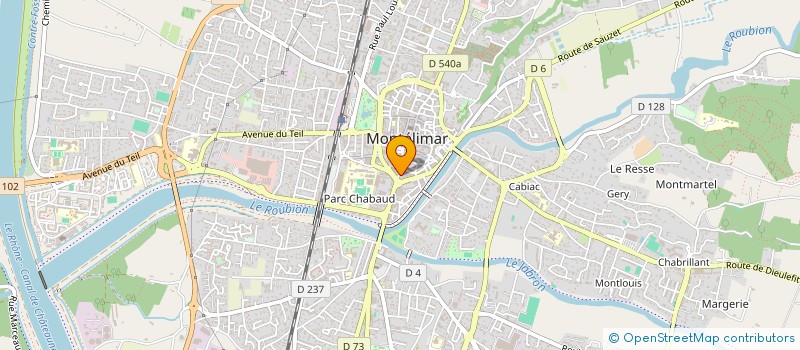 localisation de l'entreprise MADAME BLANDINE STASSIN  MONTELIMAR