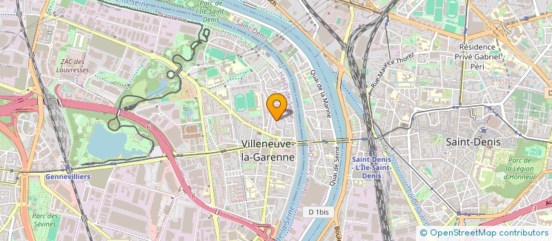 localisation de l'entreprise MADAME BLANDINE SUIGNARD  VILLENEUVE-LA-GARENNE