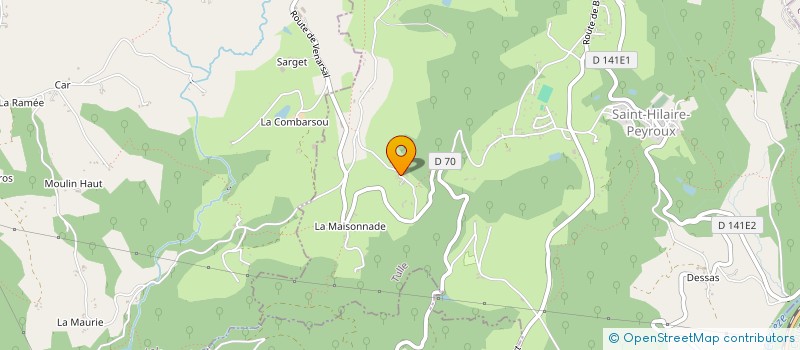 localisation de l'entreprise MADAME BLANDINE TEYSSANDIER  SAINT-HILAIRE-PEYROUX