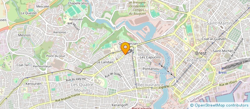 localisation de l'entreprise MADAME BLANDINE THEPAUT à BREST