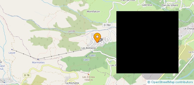 localisation de l'entreprise MADAME BLANDINE THERY  ALBIEZ-MONTROND