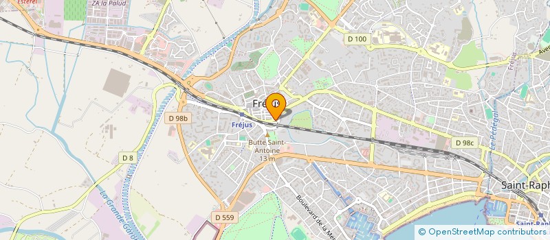 localisation de l'entreprise MADAME BLANDINE THOMAS à FREJUS