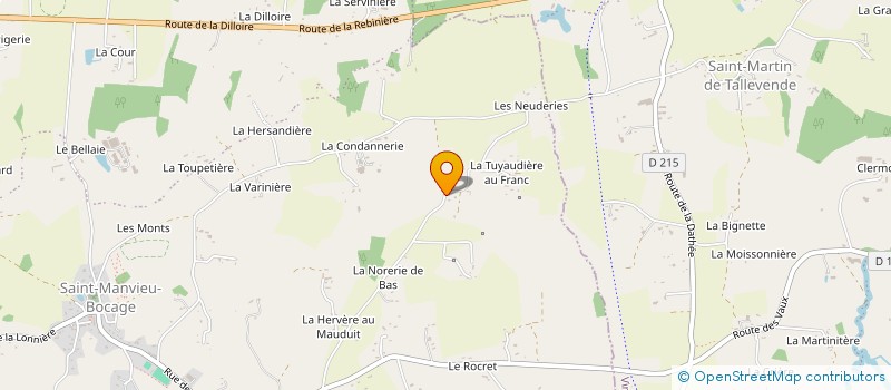 localisation de l'entreprise MADAME BLANDINE TOMASINO  LE MESNIL-ROBERT